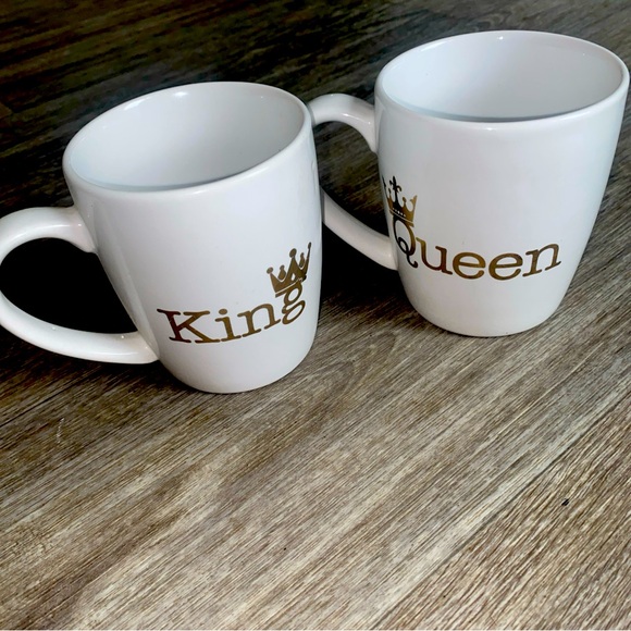 King and Queen jumbo coffee mugs - Picture 1 of 5